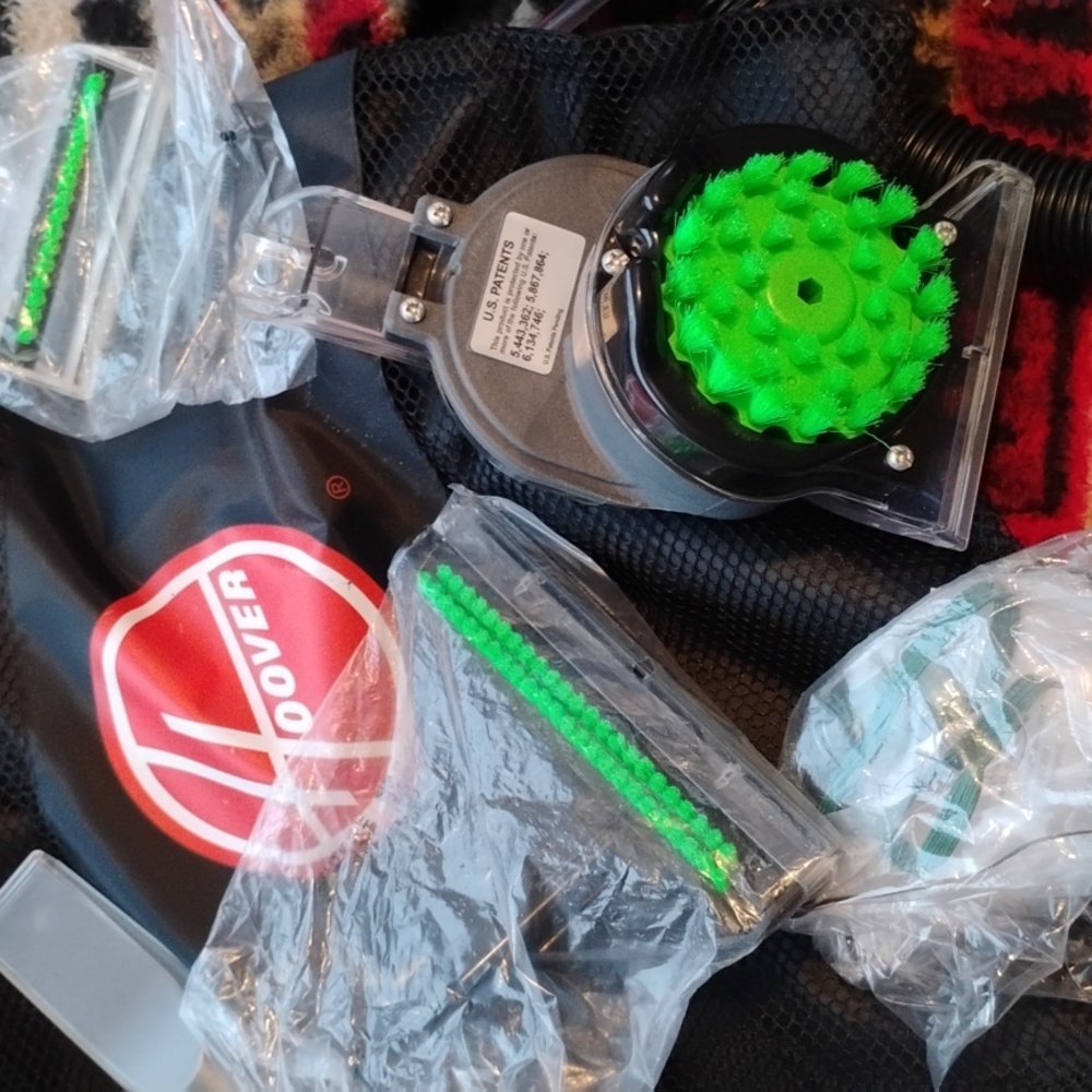 HOOVER STEAM VAC Hose, Bag, Attachment, 3 Brushes & Mask 🆕